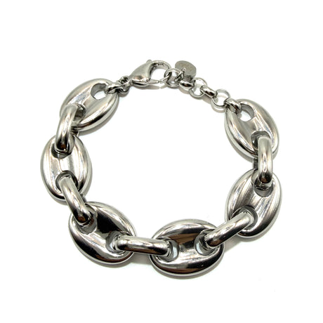 Bracciale Catena Marinara acciaio Big