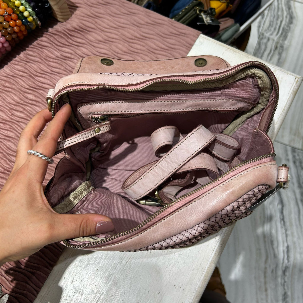 Borsa Pimma Big Cipria