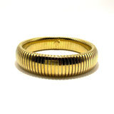 Bracciale Tubogas acciaio Dorato 1.6 cm