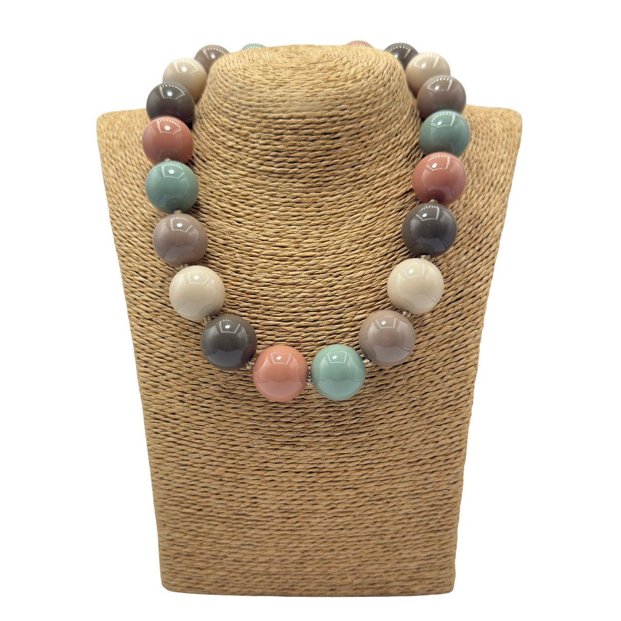 Collana sfere in Resina Multicolor 1