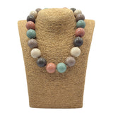 Collana sfere in Resina Multicolor 1