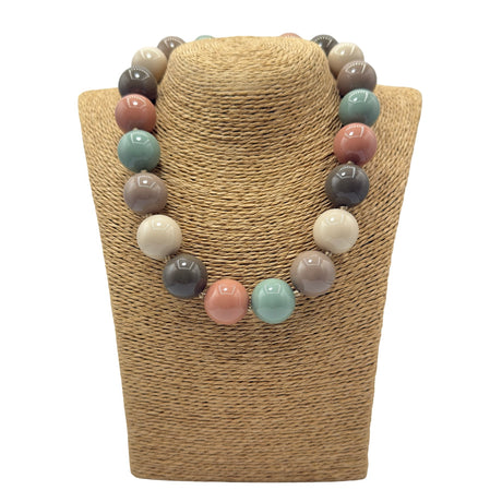 Collana sfere in Resina Multicolor 1