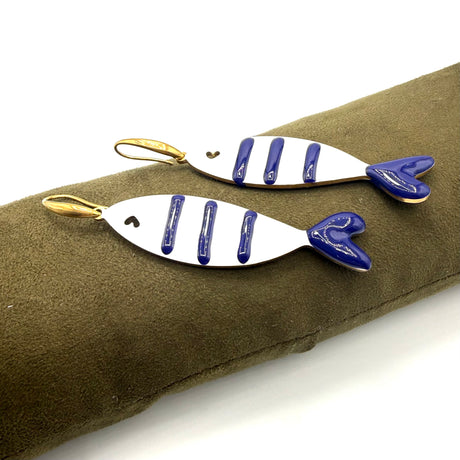 Orecchini Sardina acciaio inossidabile