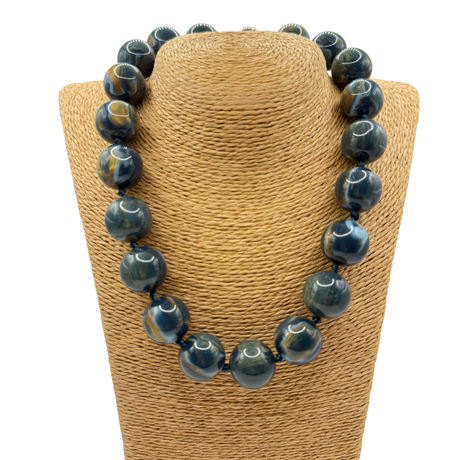 Collana sfere in Resina Multicolor Lunare Ottanio