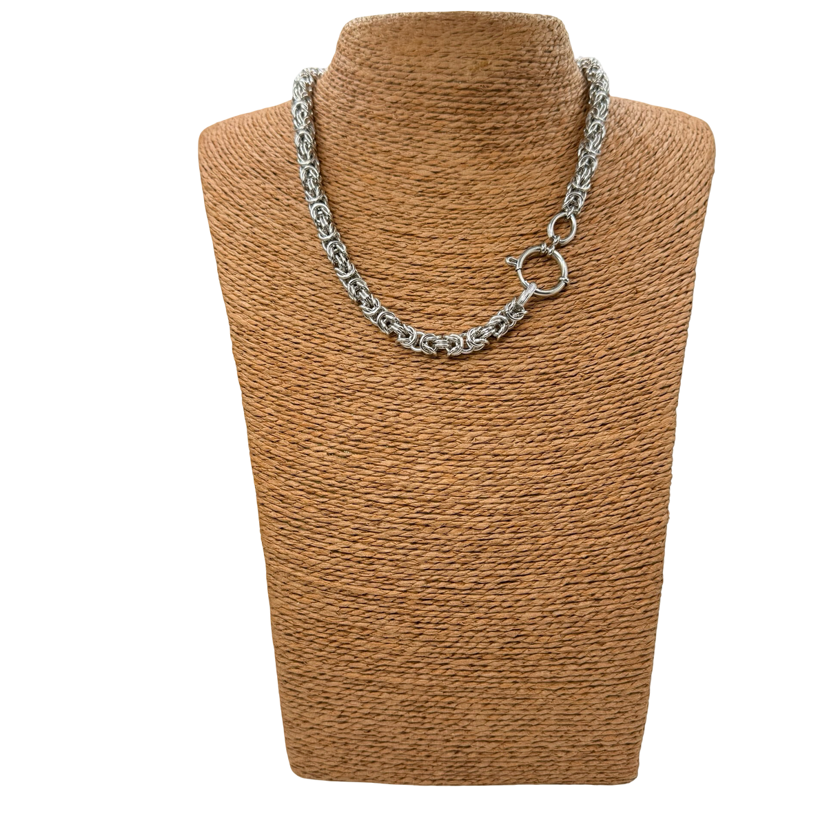 COLLANA BIZANTINA SMALL GANCIO AD ANELLO