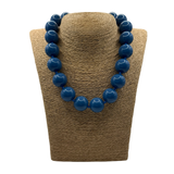 Collana Resina Indaco