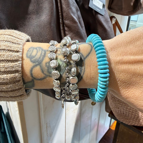 Bracciale Dischi Pasta di Turchese