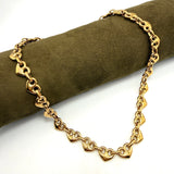 Collana Marinara Cuore Gold