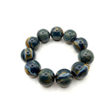 Bracciale sfere in Resina Multicolor Lunare Ottanio