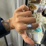 Cammeo Blu Argento925