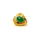 Charm Lanterna Cuore Giada verde