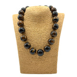 Collana sfere in Resina Occhio di Tigre 2