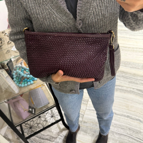Pochette Intreccio Borgogna