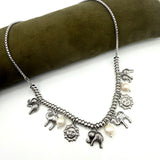 Collana Lucky Rainbow Cammello, Sole, Elefante