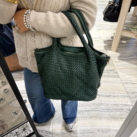 Borsa Hermione big Verde foresta