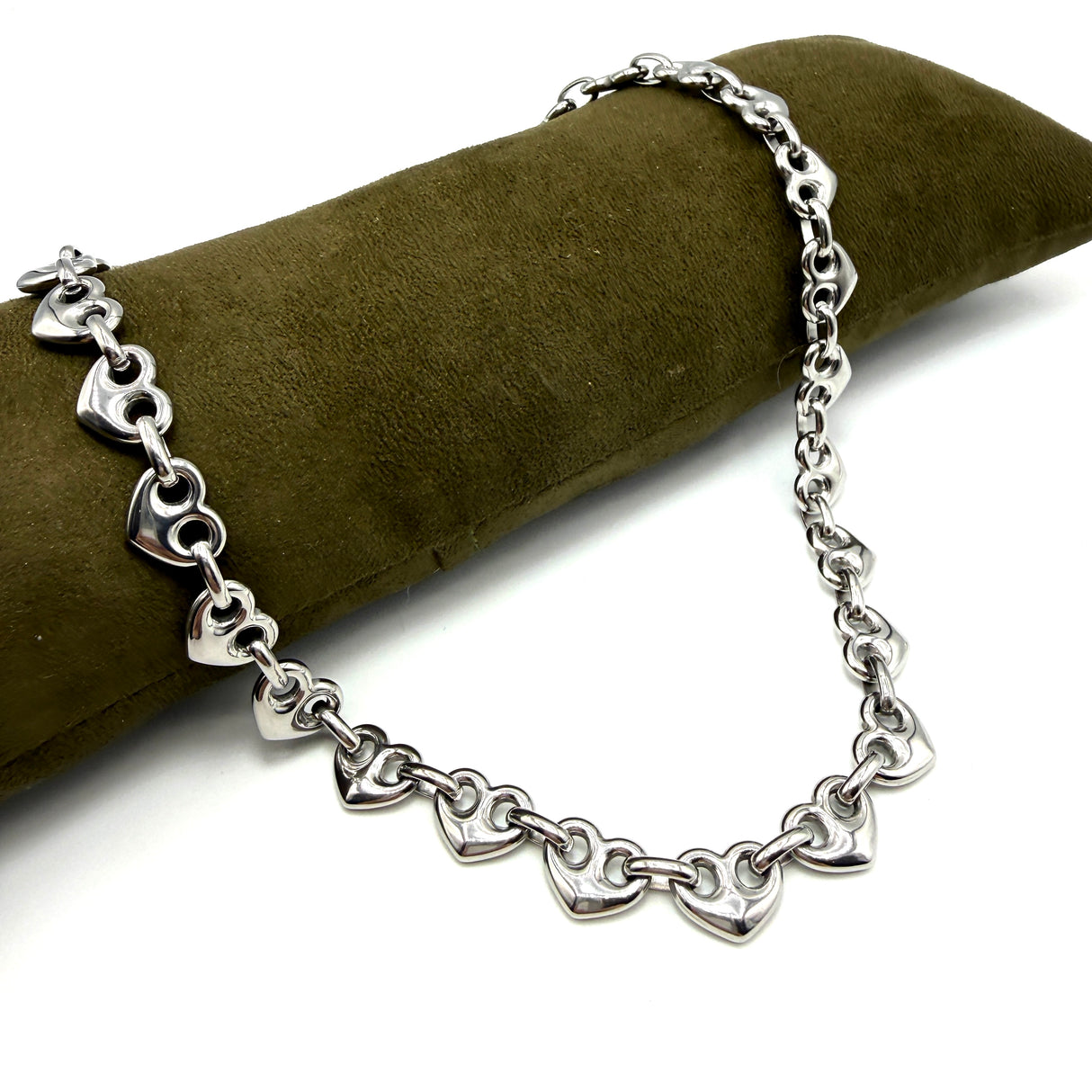 Collana Marinara Cuore Silver