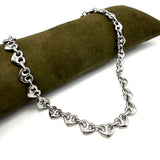 Collana Marinara Cuore Silver
