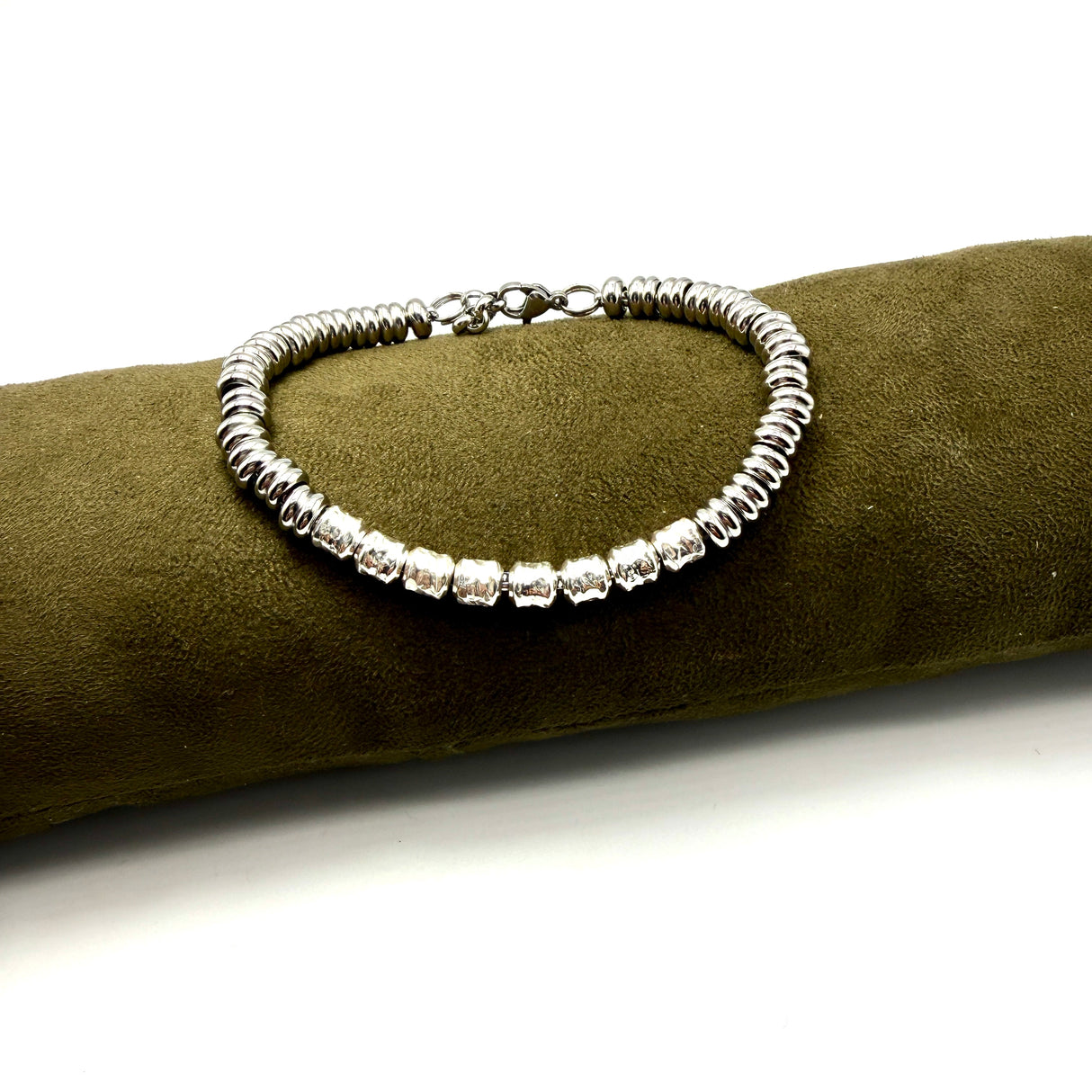 Bracciale Pepite Barilotti Acciaio e Argento925