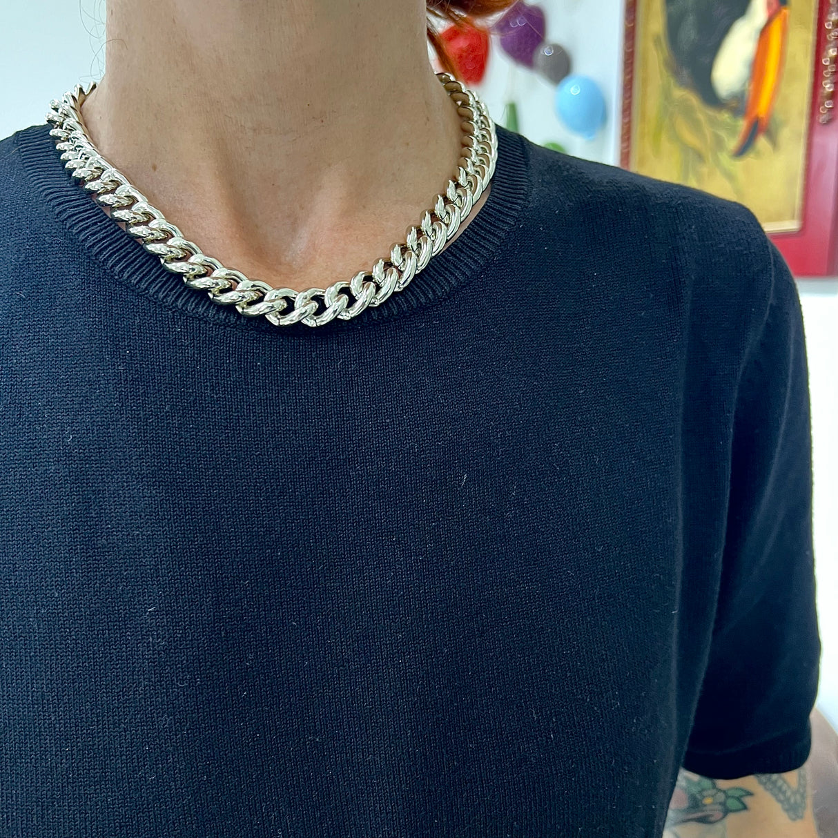 Collana Grumetta Alluminio