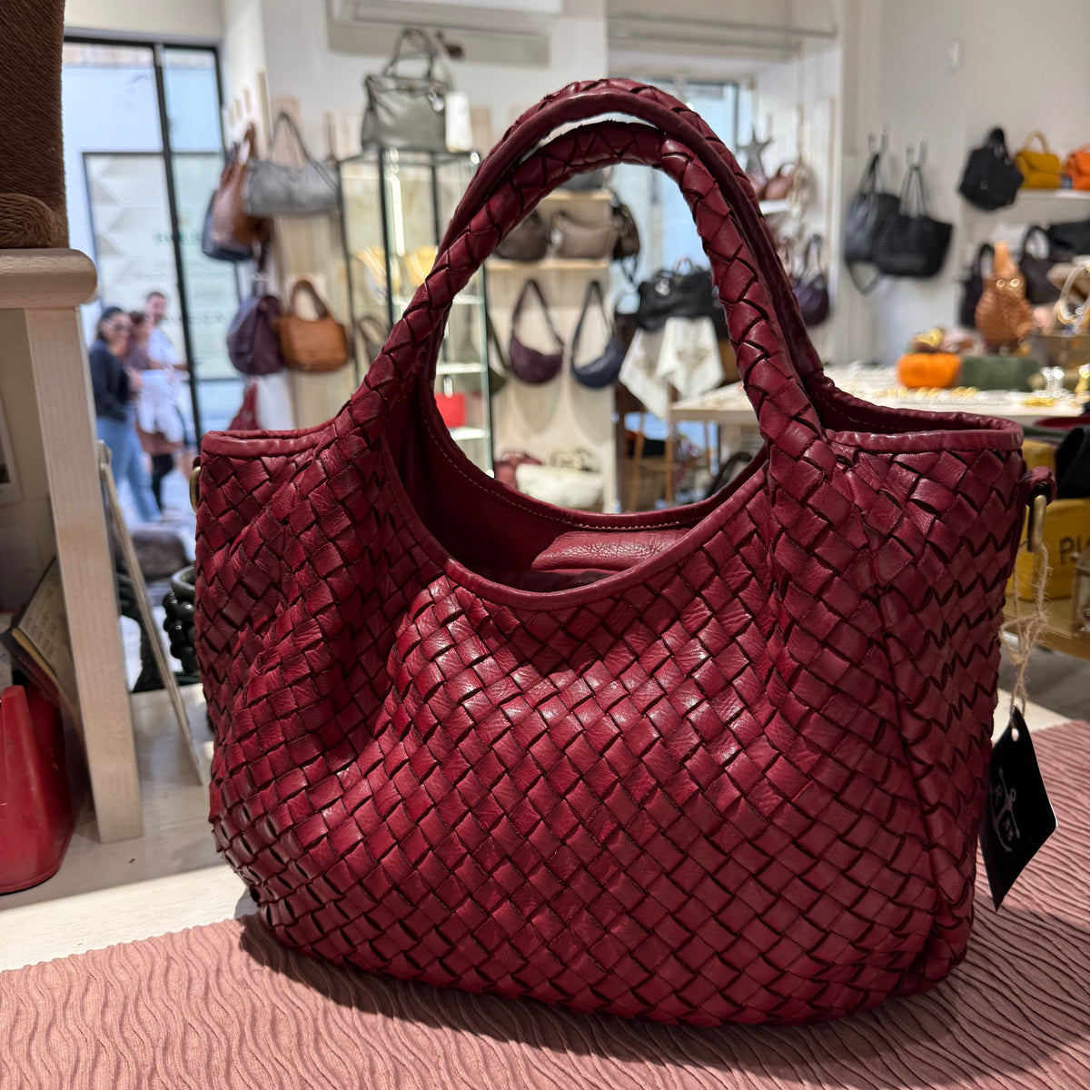 Borsa Intreccio Anita Vino