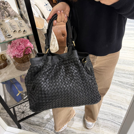 Borsa Intreccio Big Black