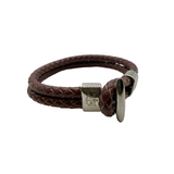 Bracciale Bitta in pelle Borgogna