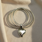 5 fili Cuore Silver