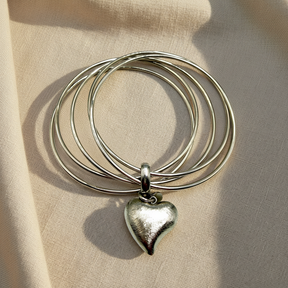 5 fili Cuore Silver