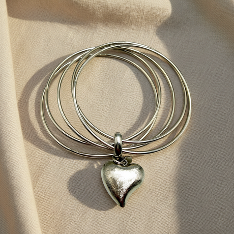 5 fili Cuore Silver