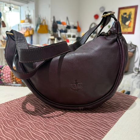 Borsa Marsupio Mezzaluna Burgundy