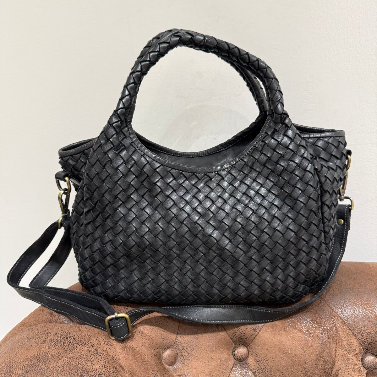 Borsa Intreccio Anita Black