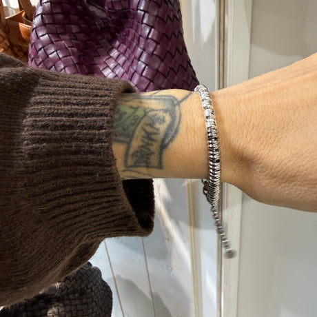 Bracciale Pepite Barilotti Acciaio e Argento925