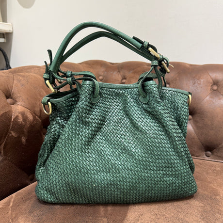 Borsa Rachele pelle Verde Foresta