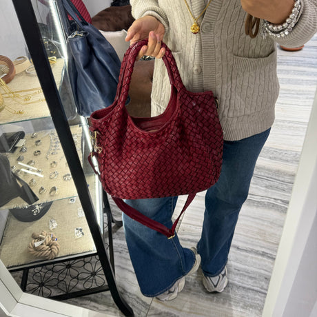 Borsa Intreccio Anita Vino