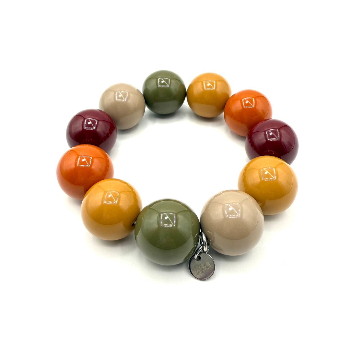 Bracciale sfere in Resina Multicolor