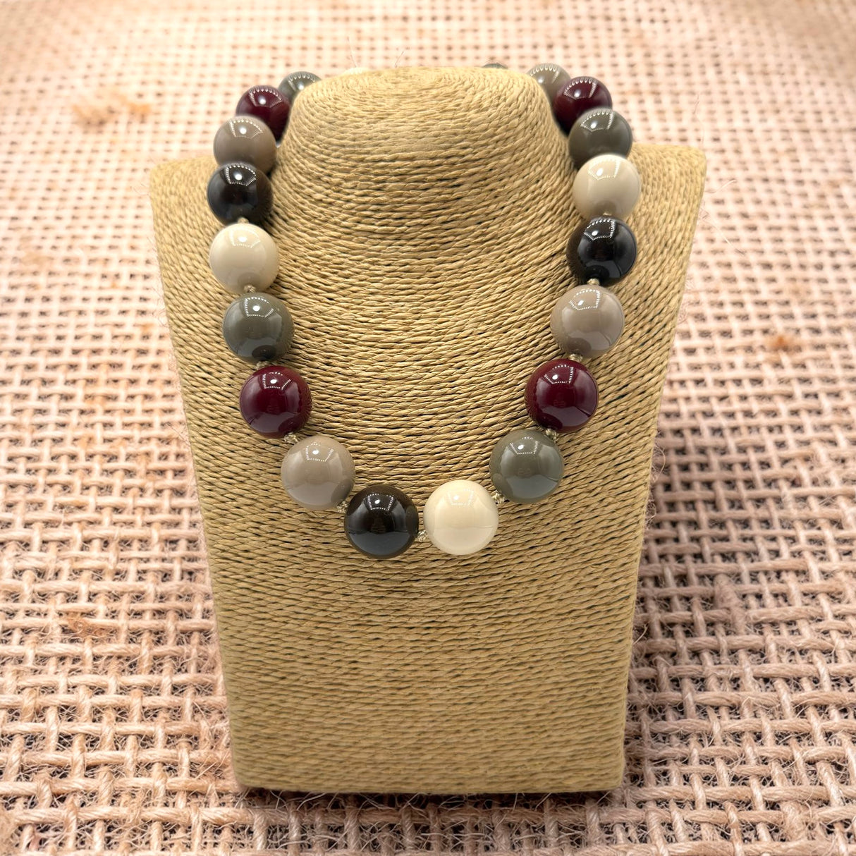 Collana sfere in Resina Multicolor 3