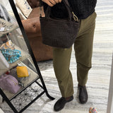 Borsa cestino Hermione small Testa di Moro