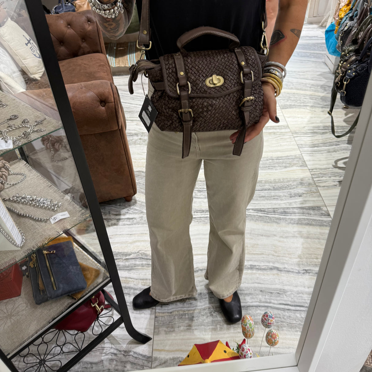 Borsa Dobby Taupe