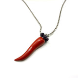Collana Lucky Corno Rosso