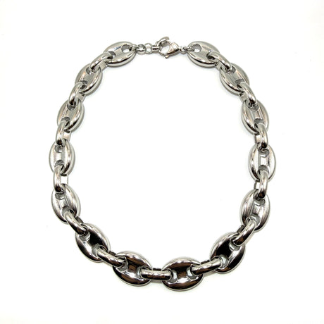 Collana Catena Marinara acciaio Big
