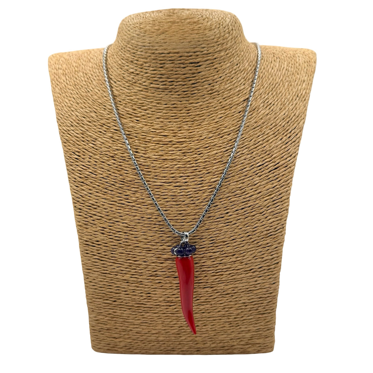 Collana Lucky Corno Rosso