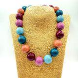 Collana sfere in Resina Multicolor 4