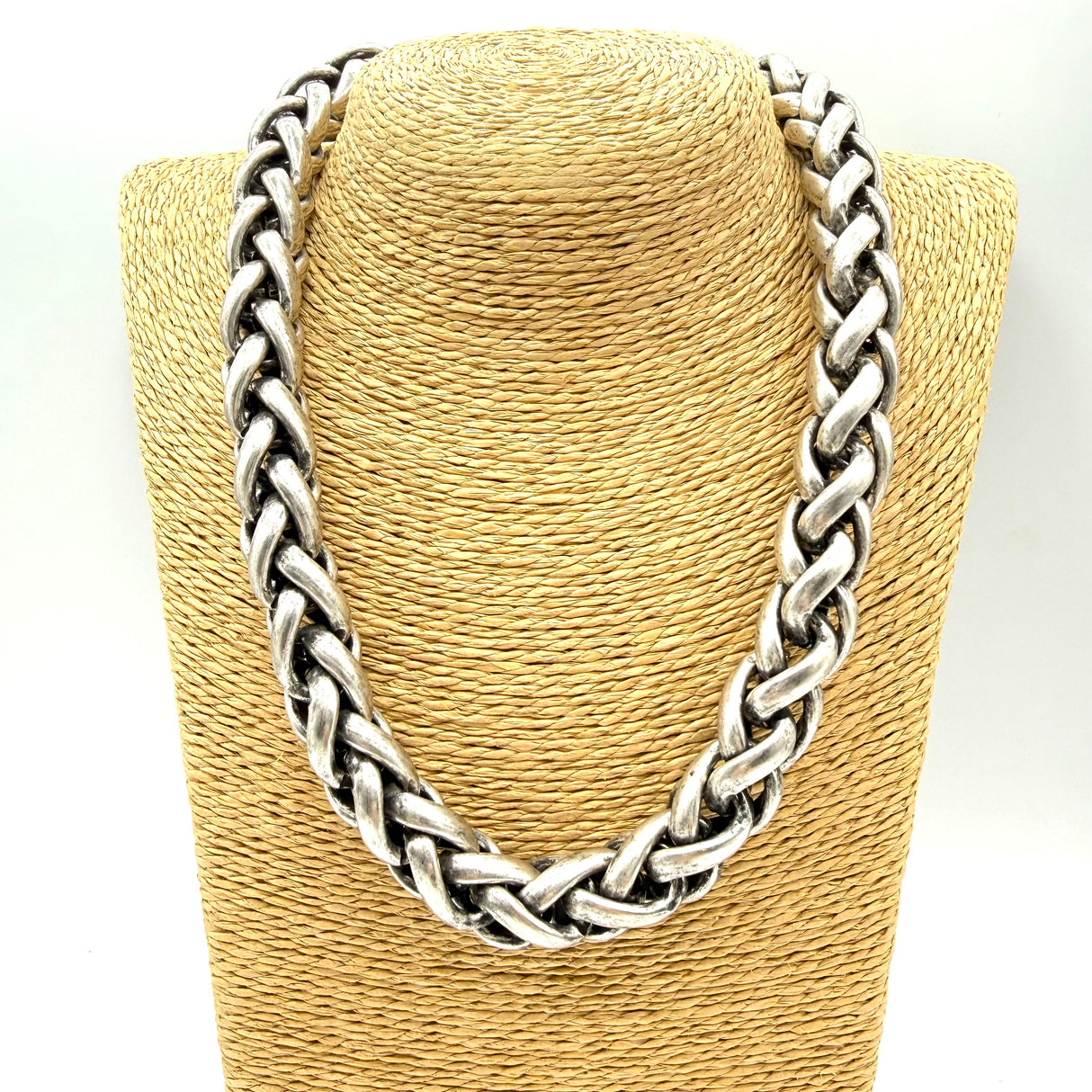 Collana Spiga Ottone Silver