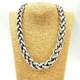 Collana Spiga Ottone Silver