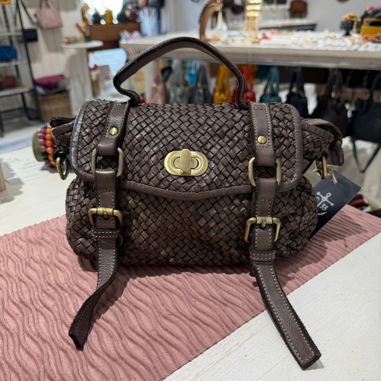 Borsa Dobby Taupe