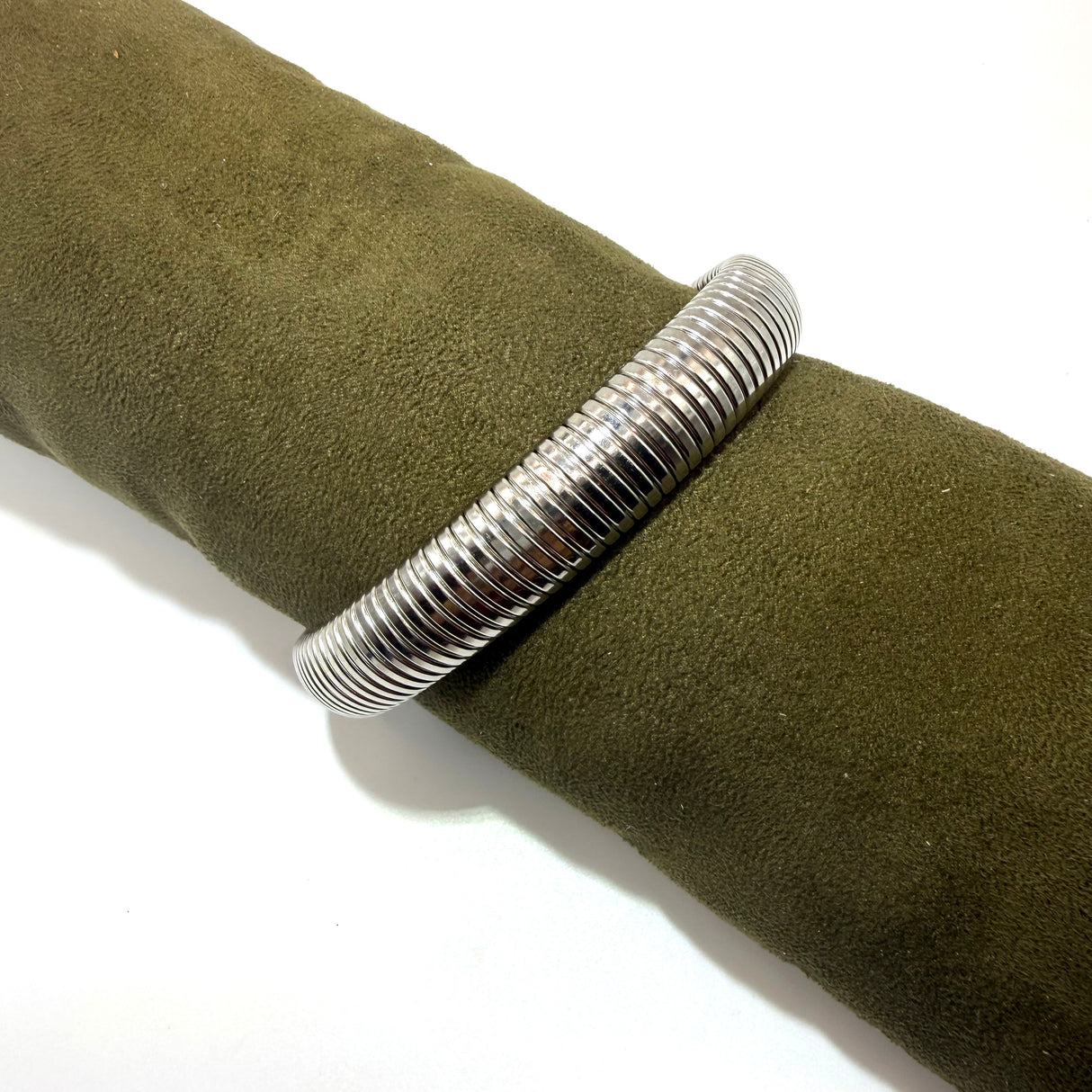 Bracciale Tubogas acciaio Silver 1.2 cm