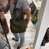 Borsa Hermione Verde Militare