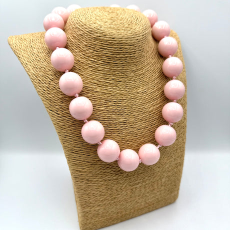 Collana sfere in Resina Pink Babol