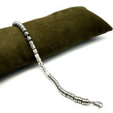 Bracciale Pepite Barilotti Acciaio e Argento925