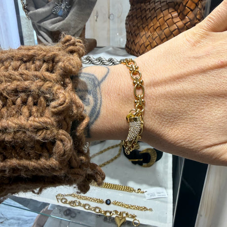 BRACCIALE CITY GIRL ACCIAIO INOSSIDABILE Gold 2